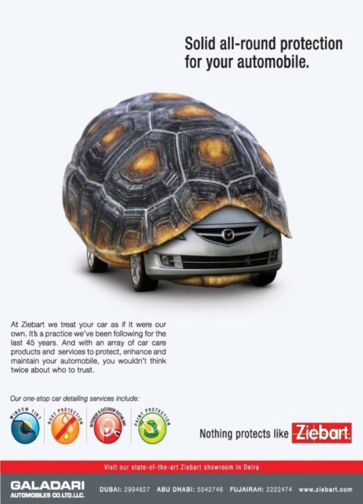 Ziebart × Mazda campaign artwork
