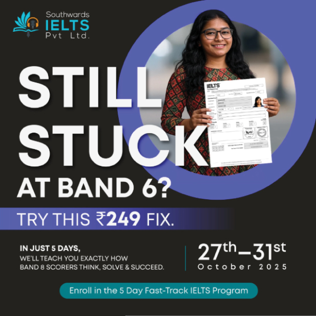 Southwards IELTS campaign artwork