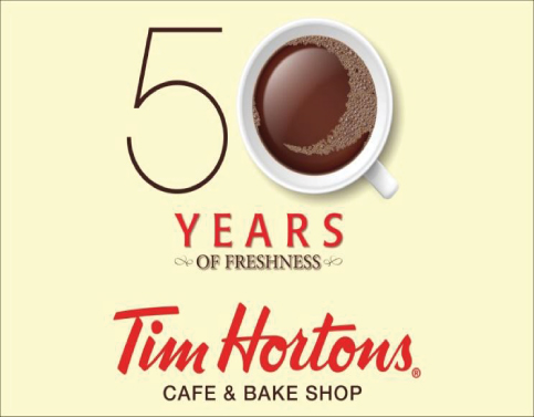 Tim Hortons campaign artwork